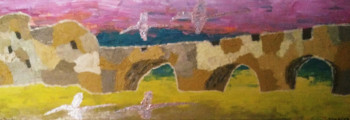 Œuvre contemporaine nommée « Zen sur le Pont Du Logis Du Gouverneur Aigues-Mortes », Réalisée par CLAUDIE-SAVELLI-CLAUDIO