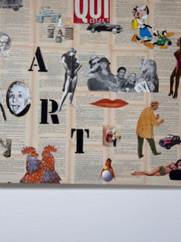 Œuvre contemporaine nommée « Qui est ce ? », Réalisée par CATHY FLAMIER