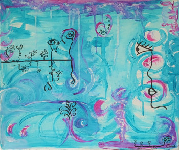 Œuvre contemporaine nommée « Óneiro Rêve », Réalisée par ENIA