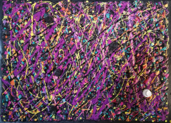Œuvre contemporaine nommée « "Pollock" », Réalisée par KORT