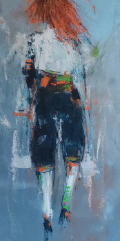Œuvre contemporaine nommée « SONIA », Réalisée par MIREILLE MAURY