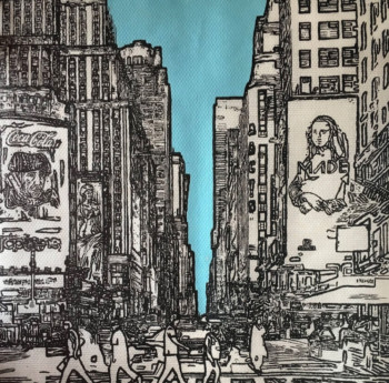 Œuvre contemporaine nommée « New York City Art Pub », Réalisée par ERIC ERIC