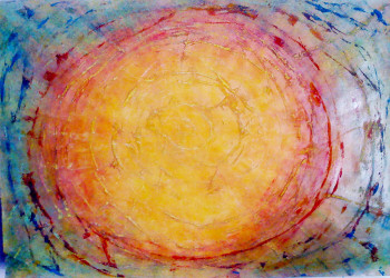 Œuvre contemporaine nommée « Le Soleil. », Réalisée par MITRA SHAHKAR
