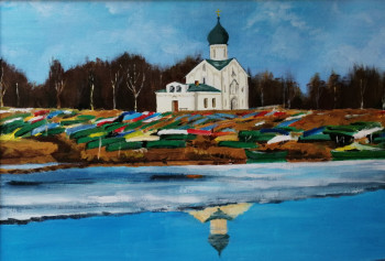 Œuvre contemporaine nommée « Eglise Sainte Paraskevia.Novgorod », Réalisée par ANDRé FEODOROFF