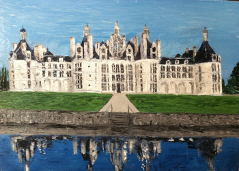 Œuvre contemporaine nommée « Château de CHAMBORD », Réalisée par JEAN PIERRE SALLE