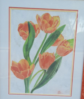 Œuvre contemporaine nommée « Tulipes de sable », Réalisée par MBO, SABLISTE
