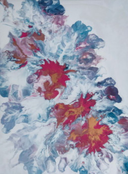 Œuvre contemporaine nommée « Les floralies », Réalisée par CéCILE GUERLIN
