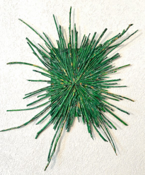 Œuvre contemporaine nommée « Green tree Twig », Réalisée par ROMROS