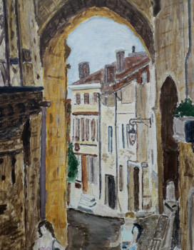 Œuvre contemporaine nommée « Saint - Emilion », Réalisée par FRANCIS MICHOT