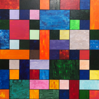 Œuvre contemporaine nommée « Patchwork », Réalisée par ROMROS