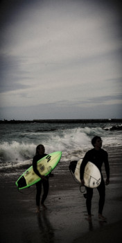 Œuvre contemporaine nommée « Surf 2 », Réalisée par FREDERIC CHEVALIER