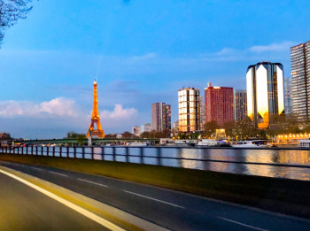 Œuvre contemporaine nommée « Quai de Seine », Réalisée par FREDERIC CHEVALIER