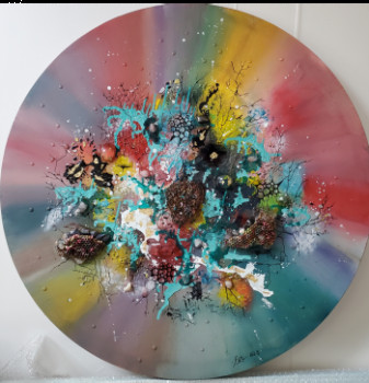 Œuvre contemporaine nommée « Connections », Réalisée par FRéDéRIQUE CHABIN-RIVIERE