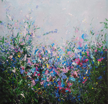 Œuvre contemporaine nommée « Mélange des fleurs », Réalisée par ERMAKOVA ANGELINA