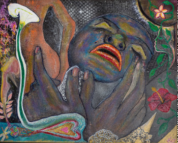 Œuvre contemporaine nommée « DAMKINA 3 », Réalisée par JLO