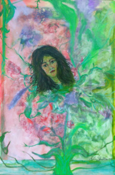 Œuvre contemporaine nommée « Technique mixte 5217 », Réalisée par MITRA SHAHKAR