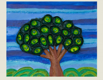 Œuvre contemporaine nommée « L'arbre avocat », Réalisée par LA NATURE D'EFELIA