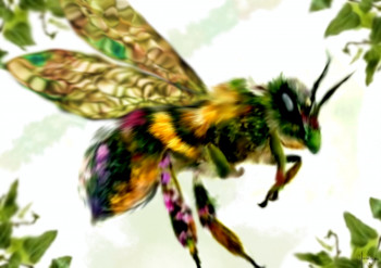 Œuvre contemporaine nommée « Queen bee », Réalisée par HASEOJIN