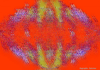 Œuvre contemporaine nommée « CREATION  NUMERIQUE N4  ET  SES  VARIATIONS   DE  COULEURS  du 15 09 2023 », Réalisée par ASGRAPHE2023