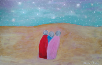 Œuvre contemporaine nommée « Visionnaires des étoiles. Seulement en numérique. », Réalisée par MITRA SHAHKAR