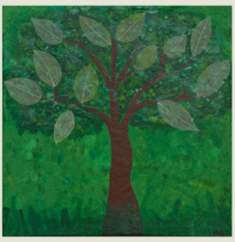 Œuvre contemporaine nommée « Été Vert », Réalisée par LA NATURE D'EFELIA