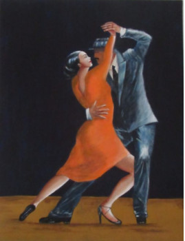 Œuvre contemporaine nommée « Tango », Réalisée par PATRICIA BRETEL