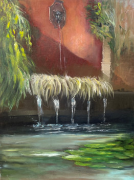 Œuvre contemporaine nommée « Terracotta la belle fontaine 2 », Réalisée par DANIELE VALENTINE BADET