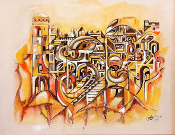 Œuvre contemporaine nommée « La Cité EL KSER », Réalisée par A.LALMI