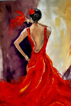 Œuvre contemporaine nommée « Flamenco », Réalisée par CHOUPITA