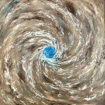 Œuvre contemporaine nommée « M 74 La Galaxie du Fantôme », Réalisée par JEAN PIERRE SALLE