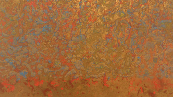 Œuvre contemporaine nommée « OR ET PROJECTION », Réalisée par ASGRAPHE2023