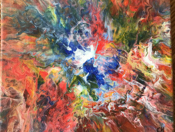 Œuvre contemporaine nommée « Masques », Réalisée par CéACHE