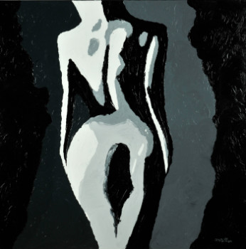 Œuvre contemporaine nommée « Féminité Abstraite (VENDUE) », Réalisée par ROSE MARY VALLAS