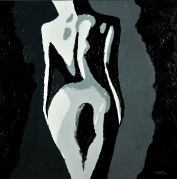 Œuvre contemporaine nommée « Féminité Abstraite (VENDUE) », Réalisée par ROSE MARY VALLAS