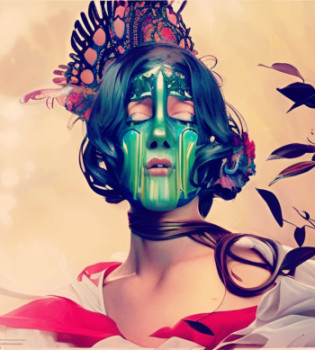 Œuvre contemporaine nommée « Pickle lady », Réalisée par GLAZ