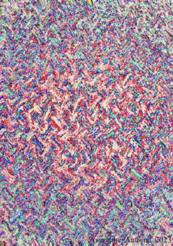 Œuvre contemporaine nommée « TABLEAU  NUMERIQUE  DE  23H55  LE  06 10 2023 », Réalisée par ASGRAPHE2023