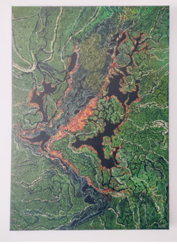 Œuvre contemporaine nommée « Green paradoxe », Réalisée par KEDZ