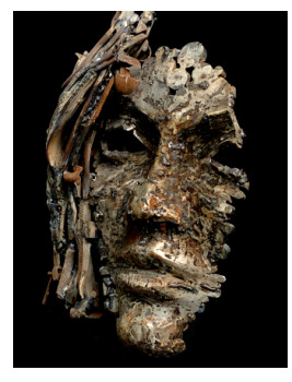 Œuvre contemporaine nommée « The iron face 1 », Réalisée par CHRISTOPHE MILCENT