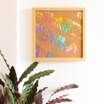 Œuvre contemporaine nommée « Tropical #6 », Réalisée par HEIPUAITI