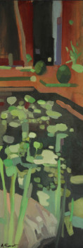 Œuvre contemporaine nommée « Le bassin aux Nénuphars - 2 », Réalisée par ANTOINE FUMET
