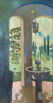 Œuvre contemporaine nommée « La fontaine sous la coupole », Réalisée par ANTOINE FUMET