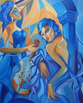 Œuvre contemporaine nommée « Femmes de trefles », Réalisée par ZAIBI