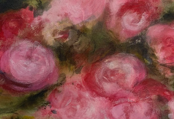 Œuvre contemporaine nommée « Les roses », Réalisée par STéPHANIE GANNE