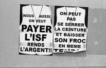 Œuvre contemporaine nommée « Il n'y a pas que des bobos aux Chartrons », Réalisée par CASSANDRE