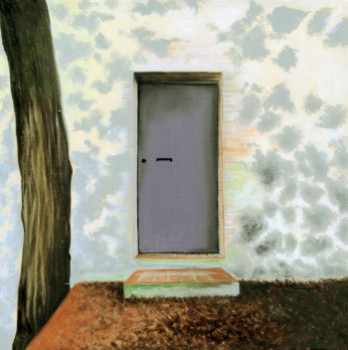 Œuvre contemporaine nommée « Porte violette », Réalisée par LEPORIARTSTUDIO