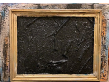 Œuvre contemporaine nommée « « L'innomé aux quatre figures" ou "Constellation" (65 X 93 5) », Réalisée par VFB VALéRIE FONTANIER BELZA