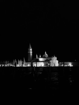 Œuvre contemporaine nommée « Venezia di notte », Réalisée par LAURENCE CLAUSSE