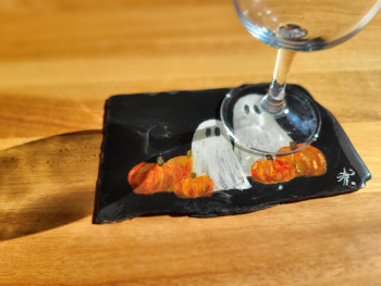 Œuvre contemporaine nommée « Halloween - fantômes », Réalisée par AUTRE REGARD