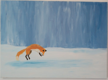 Œuvre contemporaine nommée « What did the fox say ? », Réalisée par STELLARIA