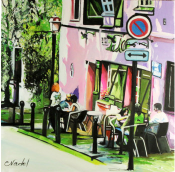 Œuvre contemporaine nommée « montmartre », Réalisée par CLOTILDE NADEL